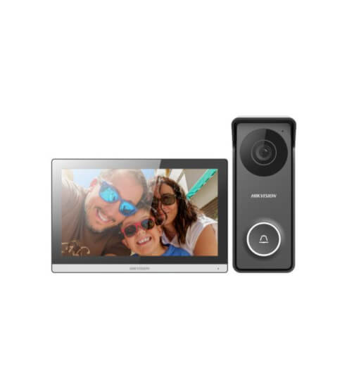 Kit Video Portero Hibrido (monitor + Portero) - 4 Hilos – Compatible con Kis213