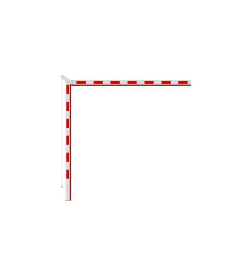 Brazo Plegable de 1.5m + 1.5m para Barrera Vehicular Tmg320