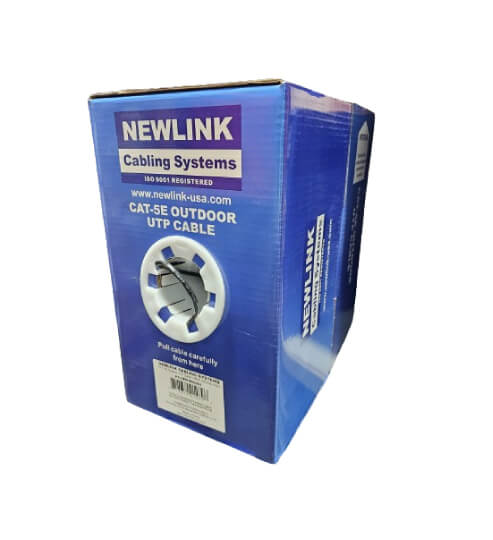 Cable Utp Cat5e Exterior Cmx 4 Pares 24awg Negro – 305m Ul