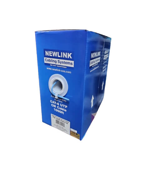 Cable Utp CAT6 Interior 4 Pares 23awg Azul – 305m Ul