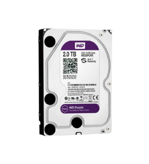 Disco Duro Purple WD 2 Teras Sata