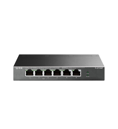 Switch 6p 10/100mbps 4p Poe +