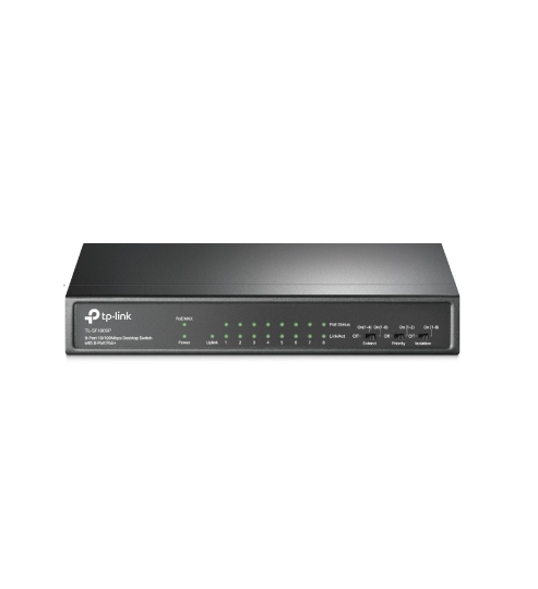 Switch 9p 10/100mbps 8p Poe +