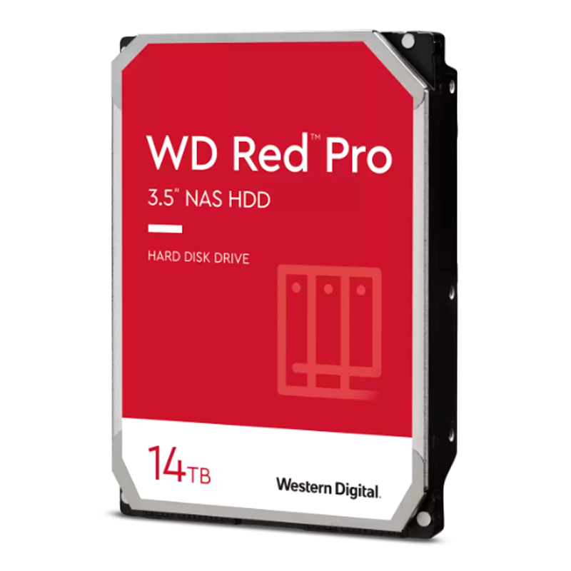 Disco duro Western Digital Red Pro NAS, WD142KFGX 14TB SATA 6Gb/s 7200rpm 3.5 512MB Cache
