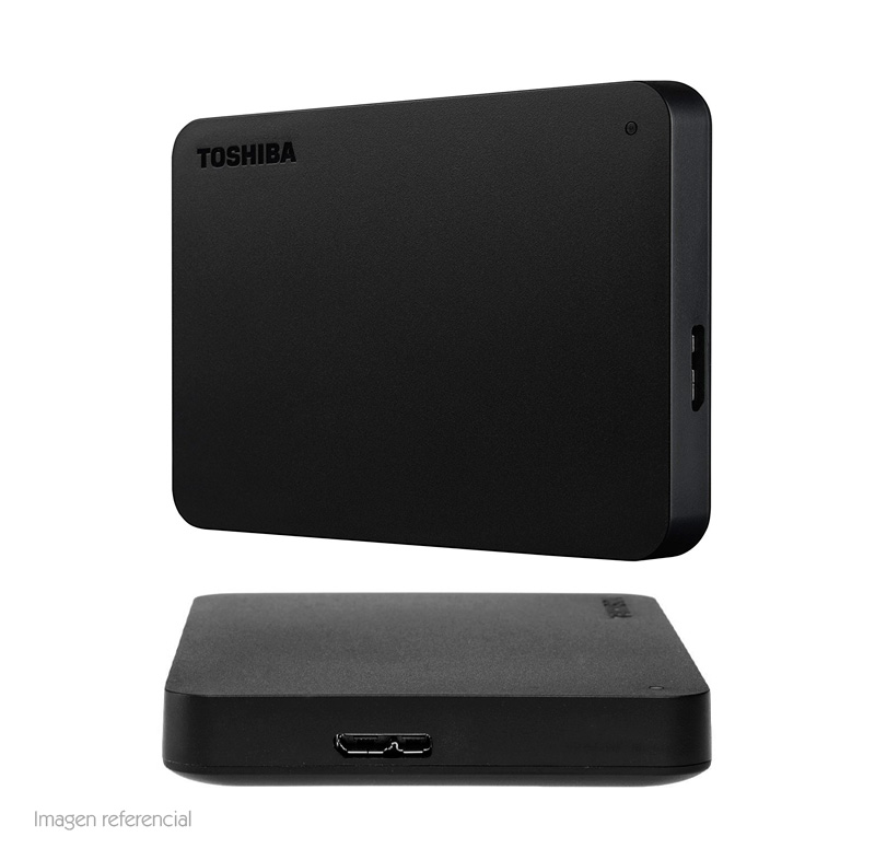 Disco duro externo Toshiba Canvio Basic, 2TB, USB 3.0, 2.5, Negro.