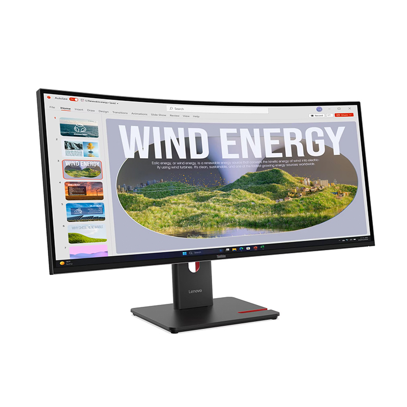 Monitor Curvo Lenovo ThinkVision T34WD-40 34 1500R/WLED WQHD/VA/HDMI/DP/RJ-45/USB-C/USB-A