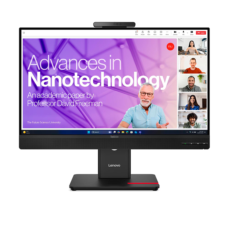 Monitor Lenovo ThinkVision T24-4v, 23.8 WLED FHD/IPS/HDMI/DP/VGA/USB-A x3/USB-B/USB-C