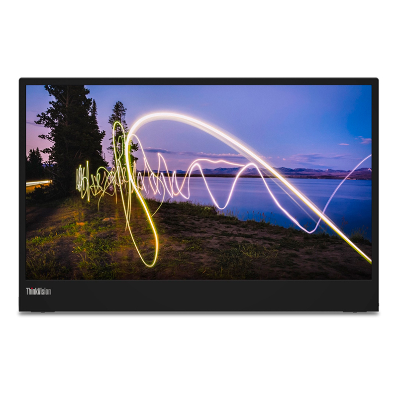 Monitor Lenovo ThinkVision M15 15.6 WLED IPS 1920x1080, 2x USB-C 3.2 G1 (DP 1.2 Alt Mode)