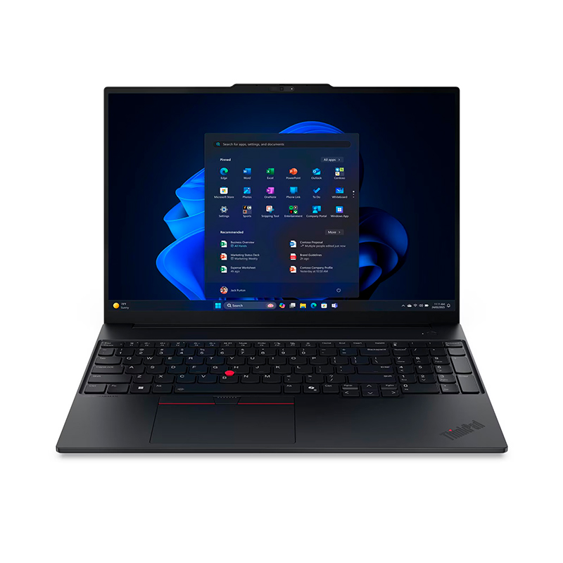 Notebook Lenovo ThinkPad E16 Gen 3 16 WUXGA IPS Core Ultra 7 255H hasta 4.8GHz, 16GB DDR5