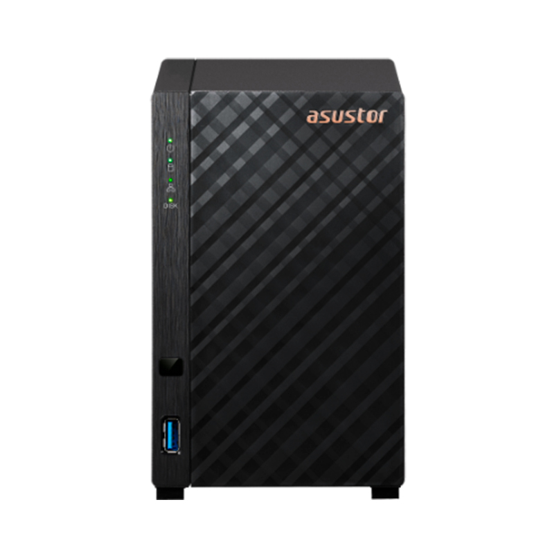 Servidor NAS ASUSTOR DRIVESTOR 2 Gen2 (AS1202T), Realtek RTD1619B 1.7GHz QC/1GB DDR4 RAM