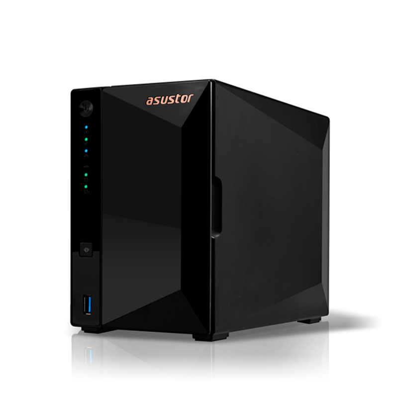 Servidor NAS ASUSTOR DRIVESTOR 2 Pro Gen2 (AS3302T v2) Realtek RTD1619B 1.7GHz/QC/2GB DDR4