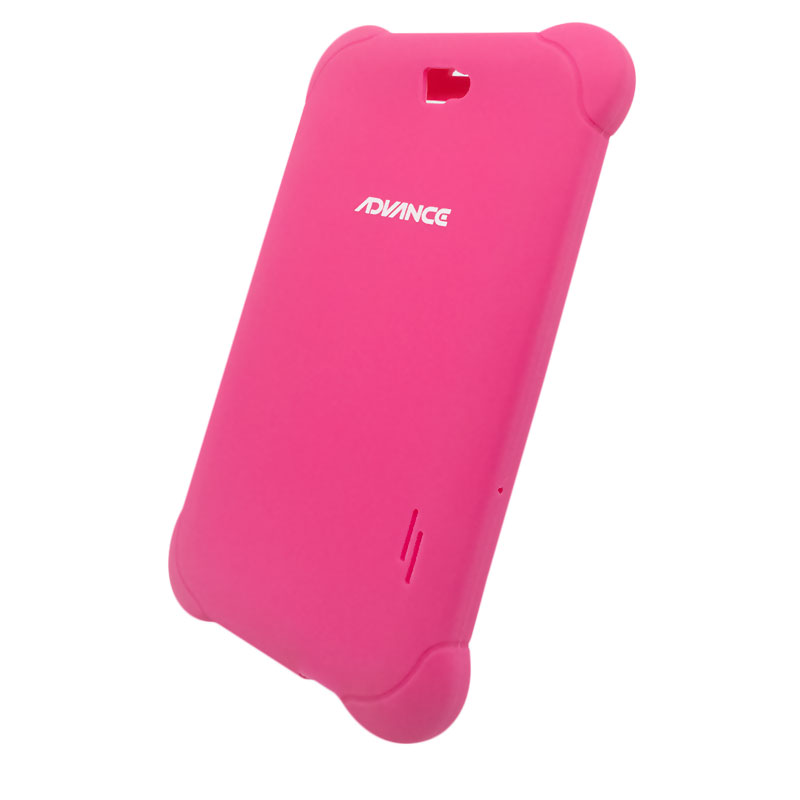 Rubber / Estuche de goma para Tablet POR5850, 7, color rosado