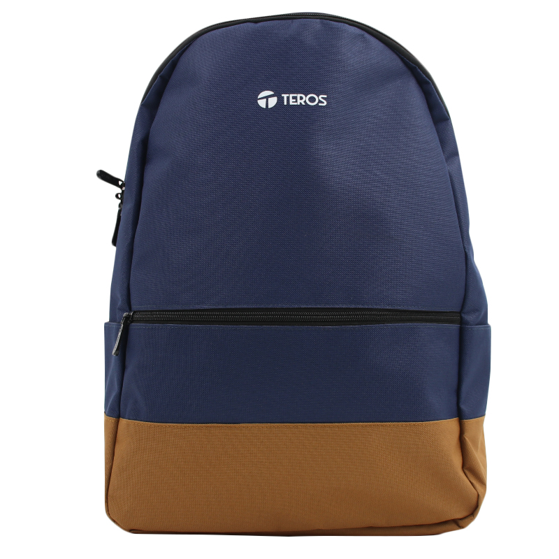 Backpack Teros Nova TE-ACS9019, para Notebooks de hasta 15.6, Color Azul/Marrón