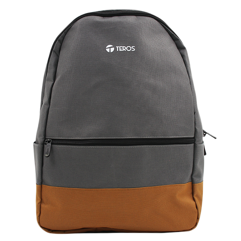 Backpack Teros Nova TE-ACS9020GR, para Notebooks de hasta 15.6, Color Gris/Marrón