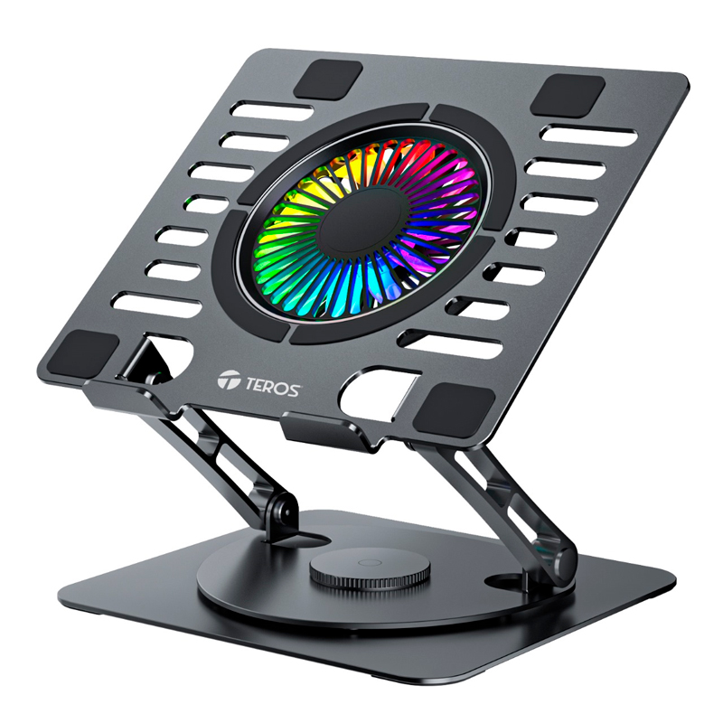 Cooler TEROS TE-7132N, compatible con notebooks de hasta 15.6, 1 fan de 11 cm