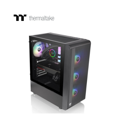 Case-PC Thermaltake S200 Plus Tg ARGB Black Ca-1x2-00m1wn-01