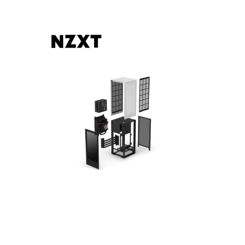 Case-PC Nzxt H1 Watercooler+riser Card+sfx White Ca-H16wr-W1-Us