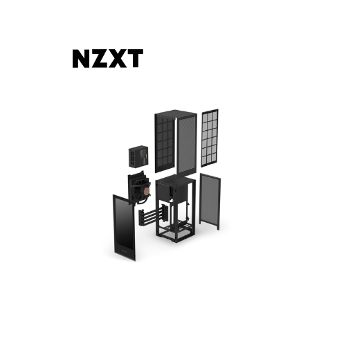 Case-PC Nzxt H1 Watercooler+riser Card+sfx Black Ca-H16wr-B1-Us