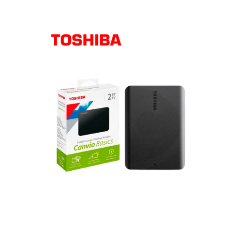Disco Ext. 2tb Basic 3.0 Toshiba Negro (hdtb520xk3aa)