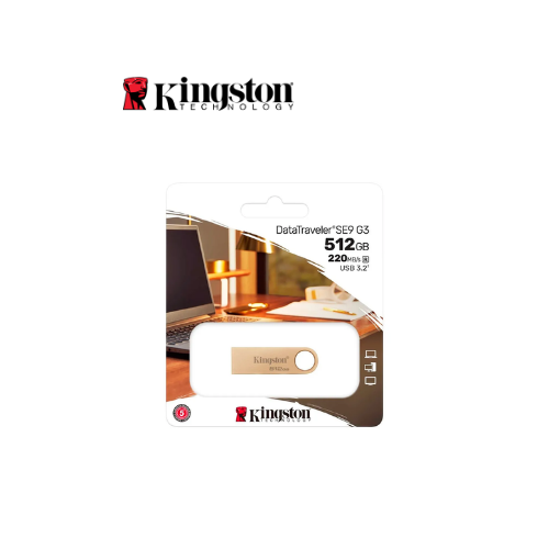 Memoria USB 512gb Dtse9g3 3.2 Kingston 220mb/s (dtse9g3/512gb)