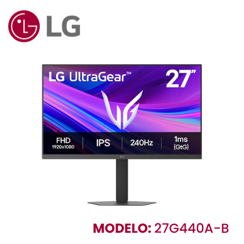 Monitor LG Ultragear Gaming 27 27g440a IPS FHD 240hz 1ms Pivote