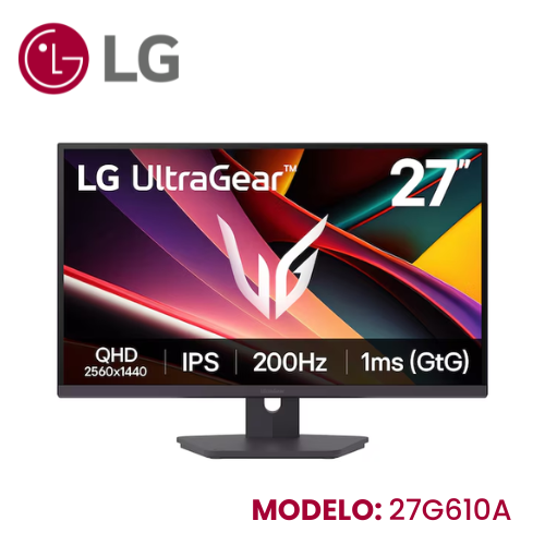 Monitor LG Ultragear Gaming 27 27g610a IPS QHD 200hz 1ms