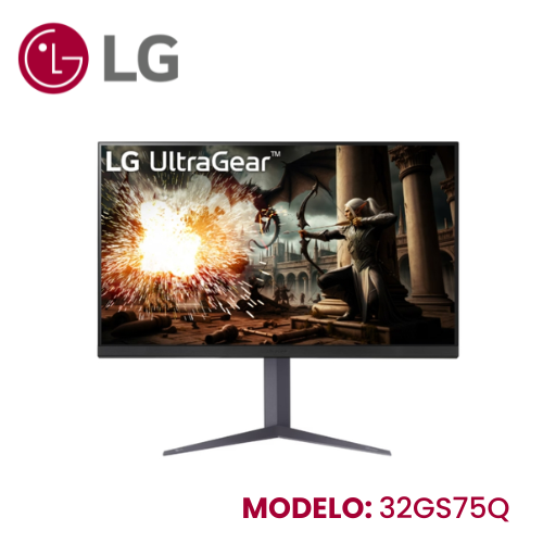 Monitor LG Ultragear Gaming 32 32gs75q-B IPS QHD 180hz 1ms