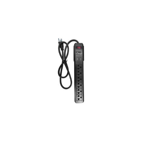 Supresor de Pico Omega 498844bk Negro 6 Outlet 4 Feet
