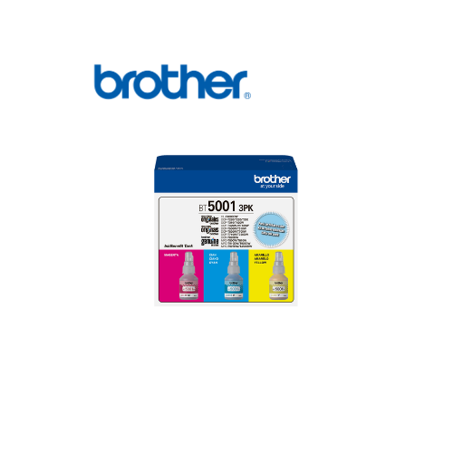 Pack 3 Tintas Brother Bt50013pk Color-Ne