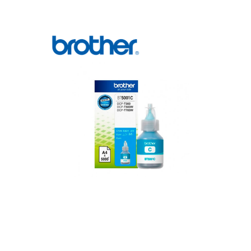 Tinta Brother Bt5001c Cian Dcp-T300w/500w/700w