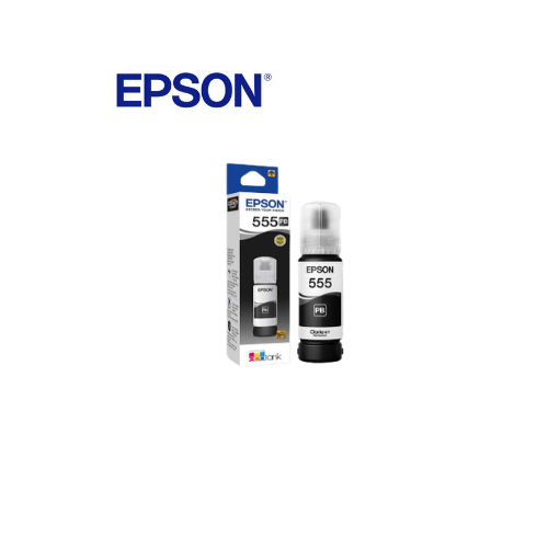 Botella Epson T555120-Al Negro Foto L8160