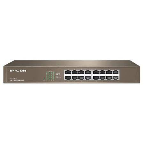Switch Ipcom G1016d Conmutador de 16 Puertos 10/100/1000 Mbps