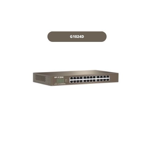 Switch Ipcom G1024d Conmutador de 24 Puertos 10/100/1000 Mbps