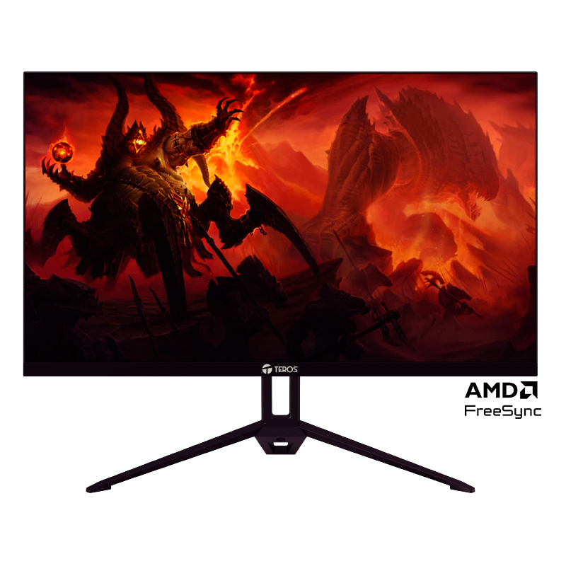 Monitor plano TEROS TE-2412S, 23.8 FHD IPS, HDMI, VGA, Speaker