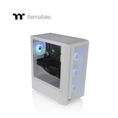 Case-PC Thermaltake S200 Plus Tg ARGB Snow Ca-1x2-00m6wn-01