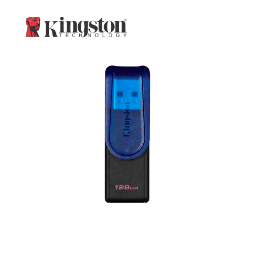 Memoria USB 128gb Dtxs 3.0 Negro/azul Kingston (kc-U3c128-7tb)