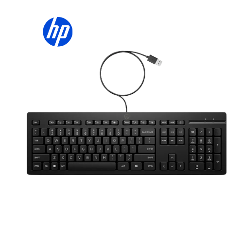 Teclado HP 125 G2 USB WD Ay2y7aa#abm
