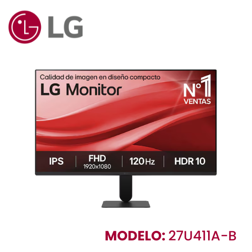 Monitor LG LED 27 27u411a IPS FHD 120hz 1ms