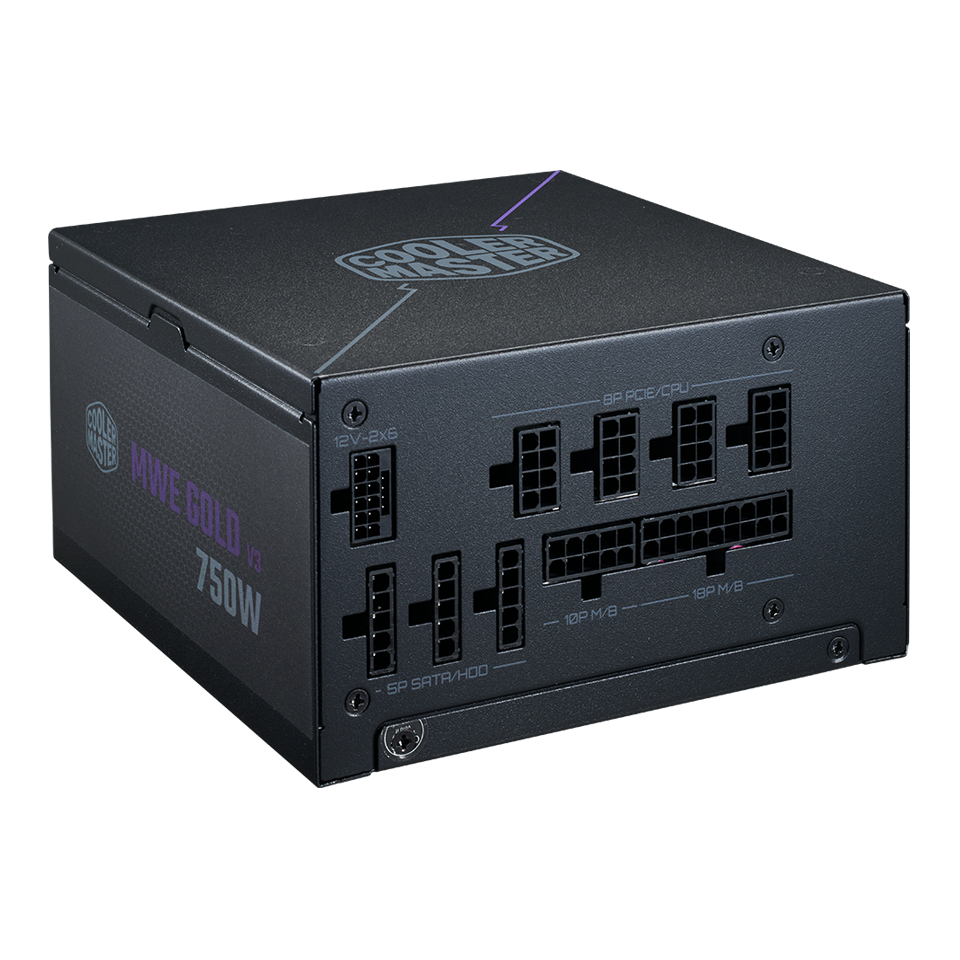 Psu Cooler Master Mwe Gold 750w V3 Nm Wh Fr Mpe-7506-Acag-Gus