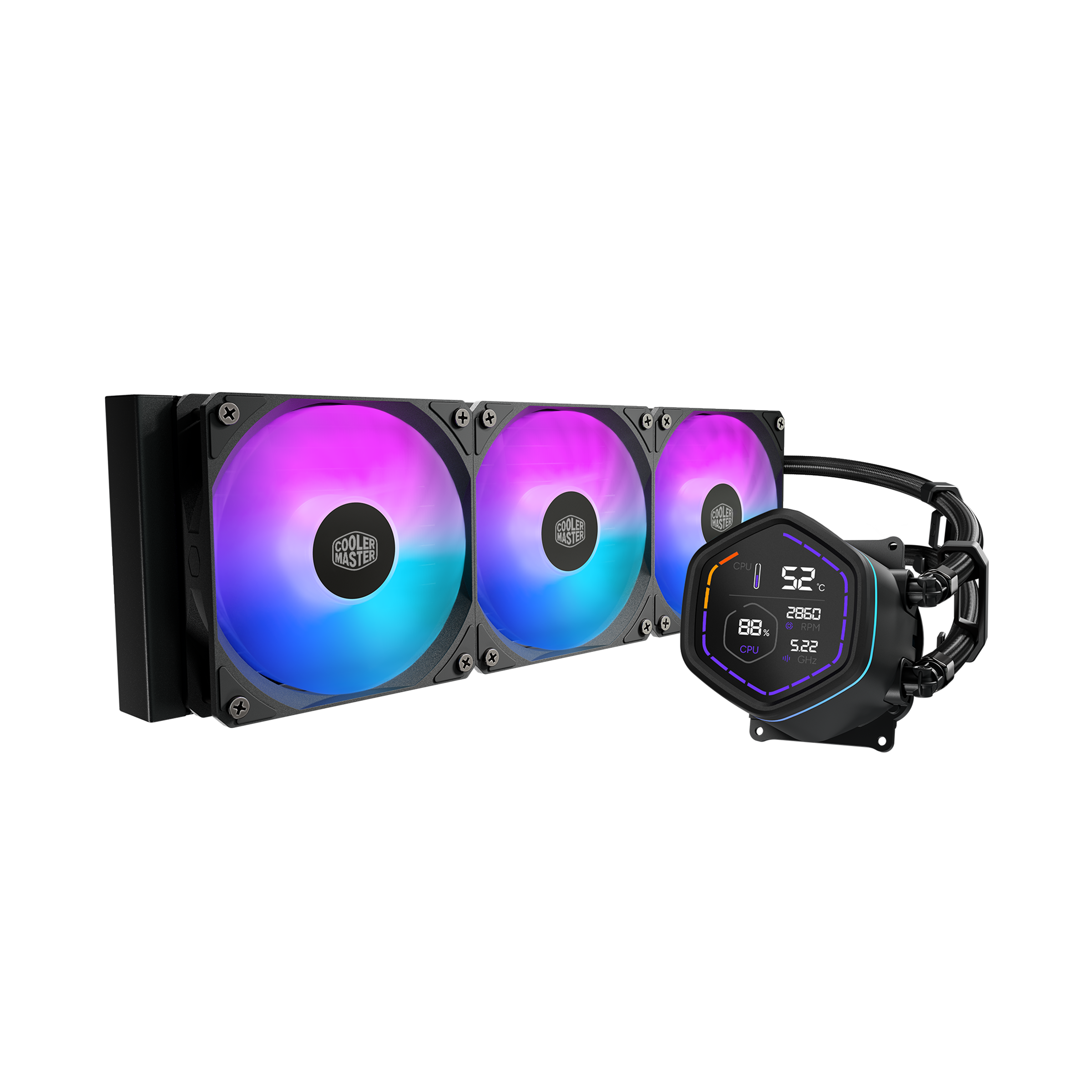 Liquidcooling Cooler Master Ml Core Nex Digital 360 Black ARGB Mlx-D36m-A18pa-Rd
