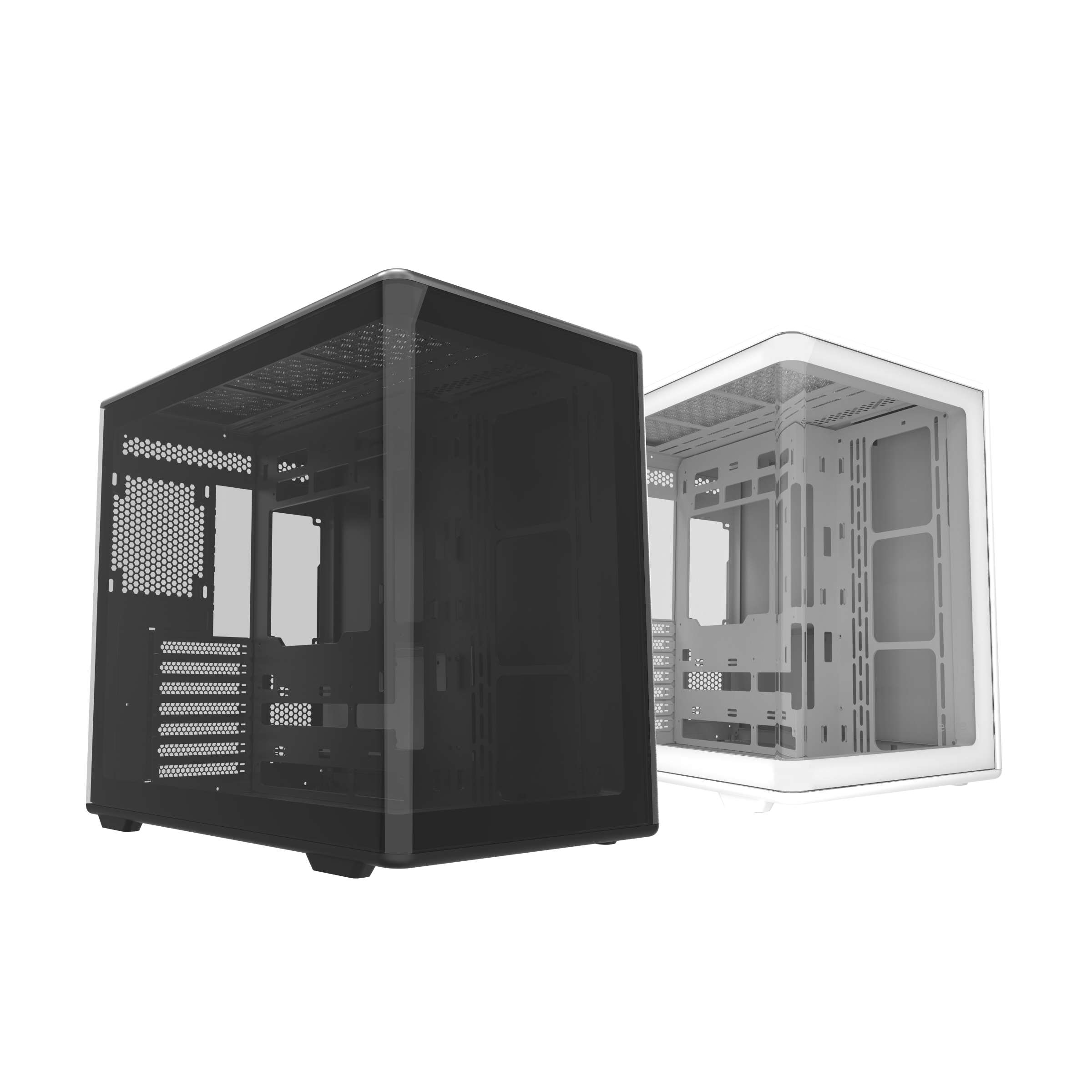 Case-PC Cooler Master Elite White 7*argb E600-Wgnn-S02