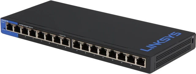 Linksys 16 Port Gigabit Swtich Metalic Lgs116