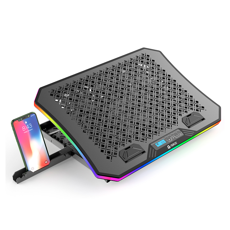 Cooler TEROS TE-7130N, compatible con notebooks de hasta 15.6, 3 fan de 11 cm